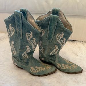 Turquoise Corral Cowboy Boots